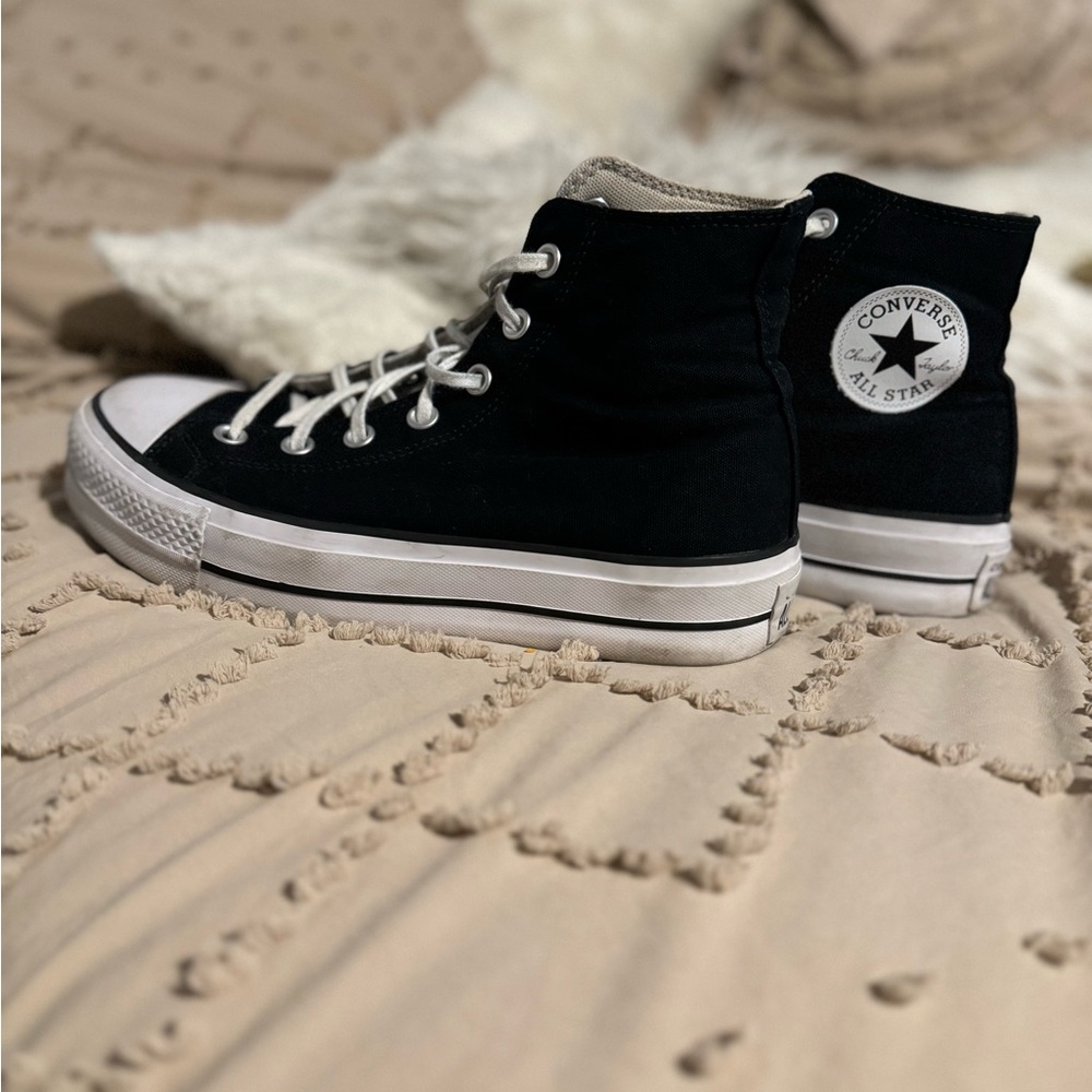 High top platform converse